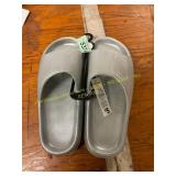 Silver women s slides