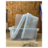Assorted Sterilite Boxes