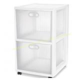 Sterilite 8.5 cu ft White Drawer, Stackable