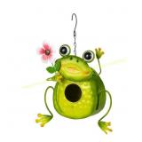 Frog Themed Birdhouse 2-ct