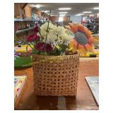 Faux Floral Basket Bundle