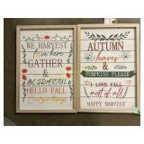 Autumn Wall Decor 2-ct