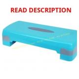 Fitvids Adjustable Stepper, 27" Blue/Gray