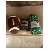 Lot of football items