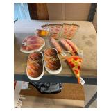 Lot of assorted food stationary