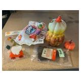 Fall Decorations & Blow pops bag