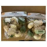 Pumpkin Garland & Faux Arrangements 2ct