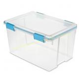 Sterilite 54-Quart Gasket Box with Lid, Blue