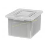 IRIS USA File Box with Lids, Document Organizer