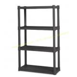 Sterilite 4-Shelf Storage Unit Gray