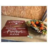 Lot of fall home decor