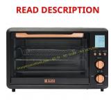 Haden Steel Black 6-Slot Toaster Oven