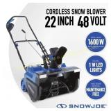 Snow Joe 48V 22-in Snow Blower 8 Ah