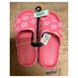 Pink Floral Slides - small