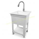 UTILITYSINKS 24" Freestanding Sink White
