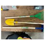 Shovel, Rake, Hoe Gardening Set