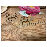 2 ct - Cup of ambition - wood sign