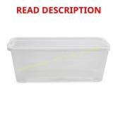 18pk Life Story 6L Shoe & Closet Box, Clear