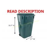ECOSolution 32-Gal Wheeled Trash Can