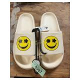 Cr me Smiley Face Slides - medium