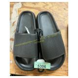 Plain Black Slides - large