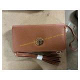Light brown faux leather bag