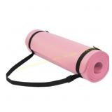 Fitvids 1/2-Inch Foam Yoga Mat with Strap