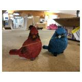 Cardinal & Bluejay mini figures 4- ct each