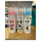Disney Baby Bottles 6ct, blue/pink/grey