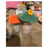 2ct Mushrooms & Pumpkin