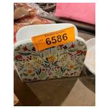 Napkin Holder, Pumpkin Tray