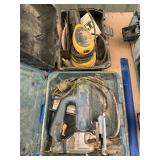 Bosch jig saw, DeWalt sander