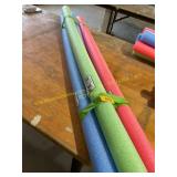 Group of 4 pool noodles