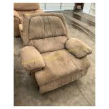 Brown recliner