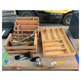 Wood organizers, trailer hitch