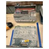 Hitachi nailer, plastic tool box