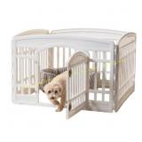 IRIS 24-in 4-Panel Exercise Pet Pen with Door