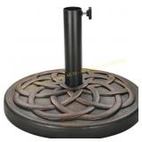 Elevon 35-Pound Round Umbrella Base, Bronze