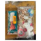 Baby Spoons, pacifiers, stuffed animals bundle