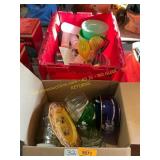 Kitchen utensils, glassware