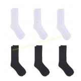 Zone Pro Half Cushion Crew Socks 6-12, 6pk, 2 set
