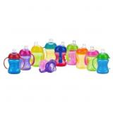 Nuby Bin Cup Super Spout Trainer 8oz, 3ct