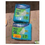 2pk - long super maxi pads