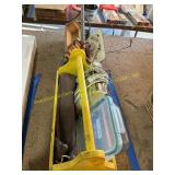 Wood and metal decoration boxes, shelf