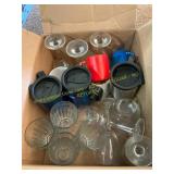 Glassware, coffee cups