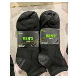 2ct Men s Ankle Socks Sz 6-12 & Hanes XL T-shirt