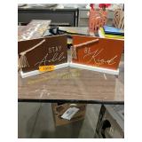 2ct Wooden Decorative Signs