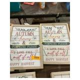 2ct Wooden Signs