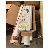 Tile saw, advertising banners