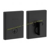 Crosstown Matte Black Deadbolt with SmartKey